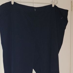 Plus size navy pants